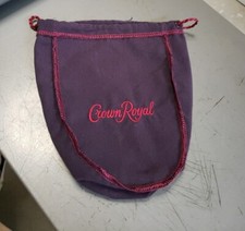 Crown Royal Liquor Bottle Drawstring Bag Blackberry 