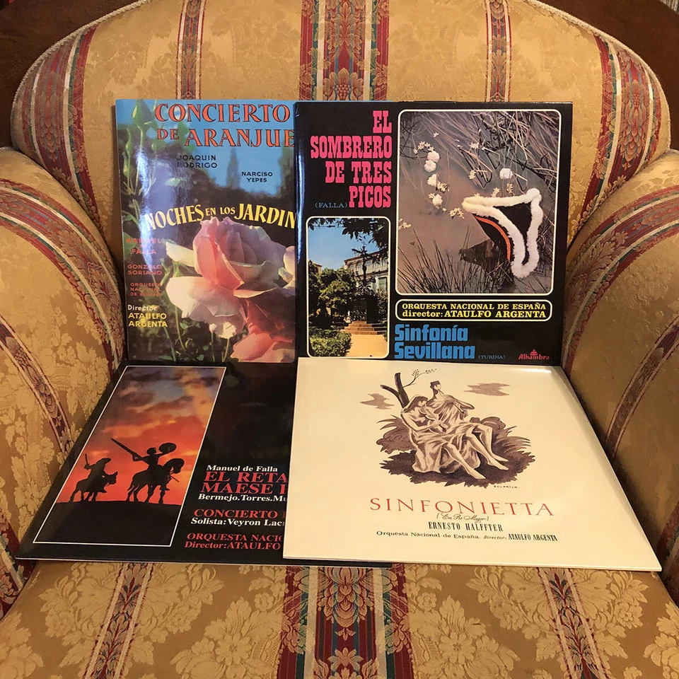 7LP Alto Analogue Limited ARGENTA Conducts RODRIGO FALLA JURINA HALFFTER BRETON - Image 2 of 3