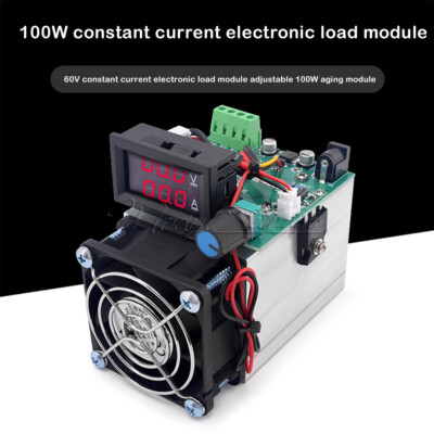 DC12V 100W 0-10A Electronic Load Discharge Battery Capacity Testing Meter Tester