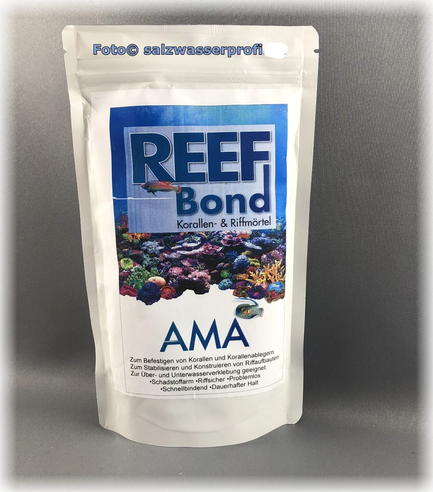 AMA Reef Bond 1000g Riffmörtel für Riffaufbau und als Korallenkleber