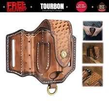 Vintage Leather Knife Sheath EDC Plier Belt Holder Pouch Tools Holster-Clearance
