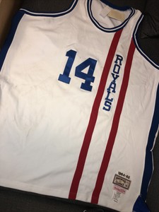 1964 65 Cincinnati Royals Oscar Robertson 14 White Red Nba Hof Big O Jersey Ebay
