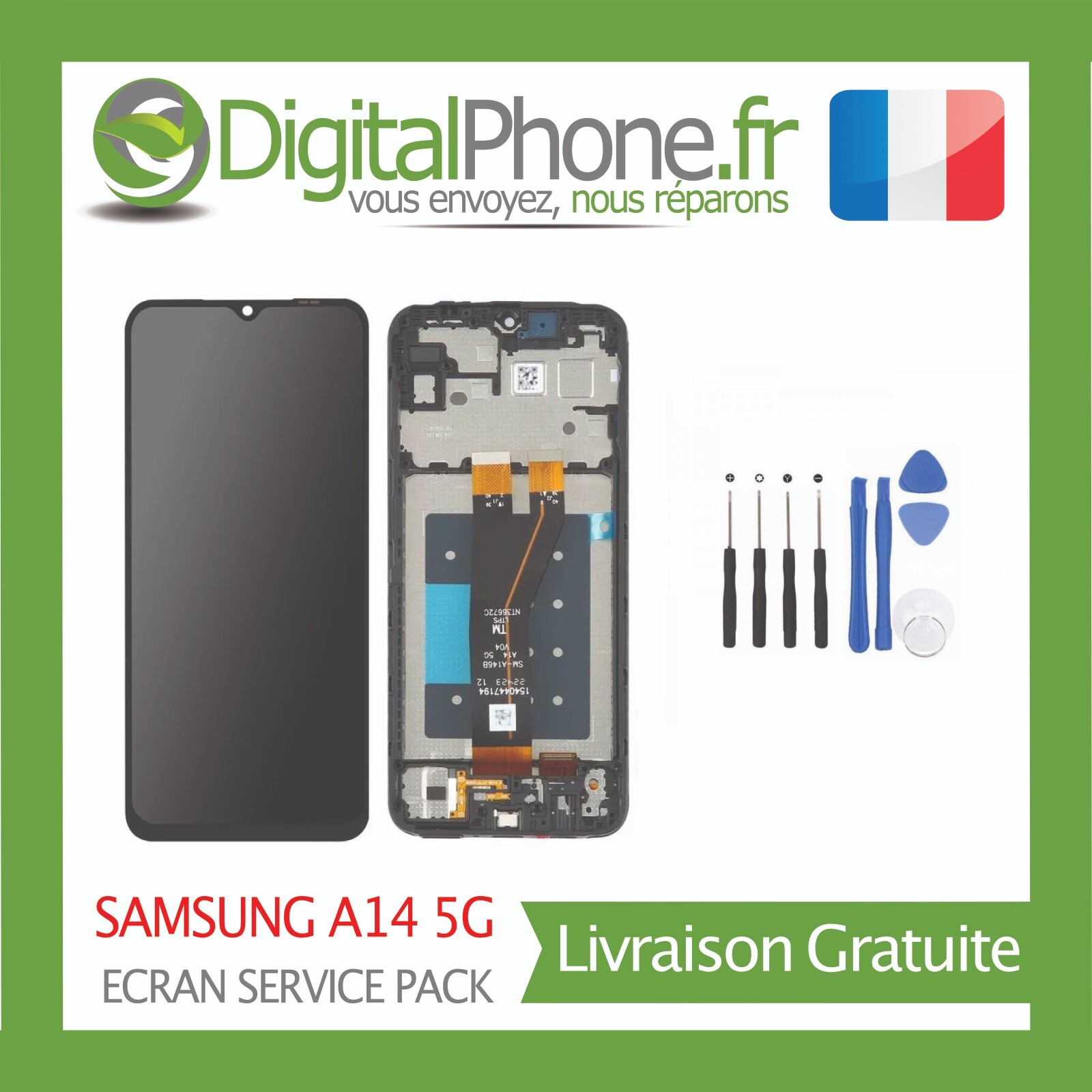 Écran Samsung A14 5G d'Origine pour Retrouver une Fluidité Tactile Parfaite