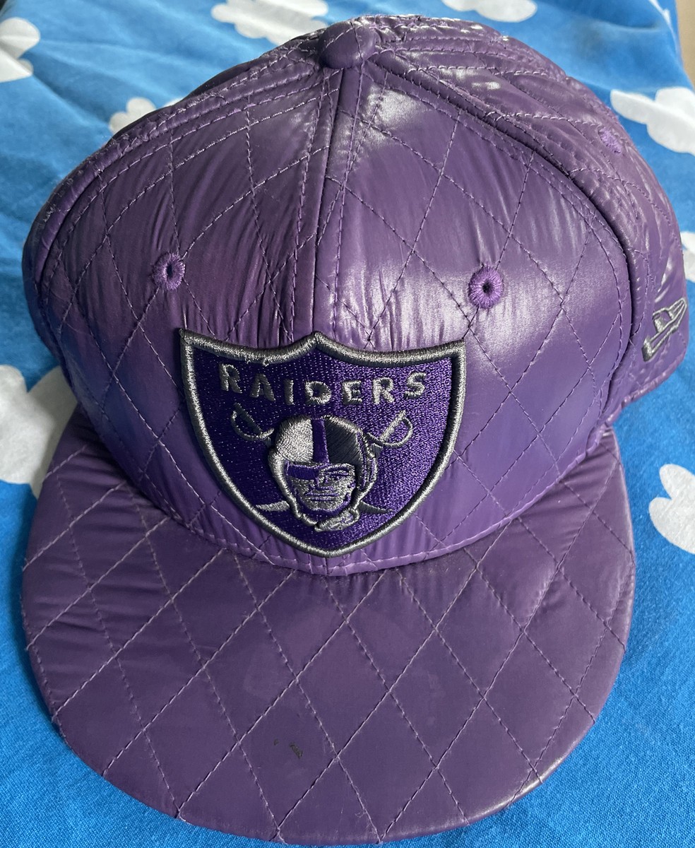 Vintage Rare raiders purple hat 9Fifty Size Médium -large | eBay