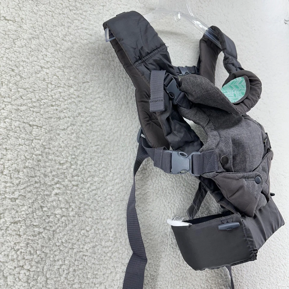 Mochila portabebés Infantino abatible 4 en 1 convertible gris con eslinga delantera trasera Foto 2 de 4