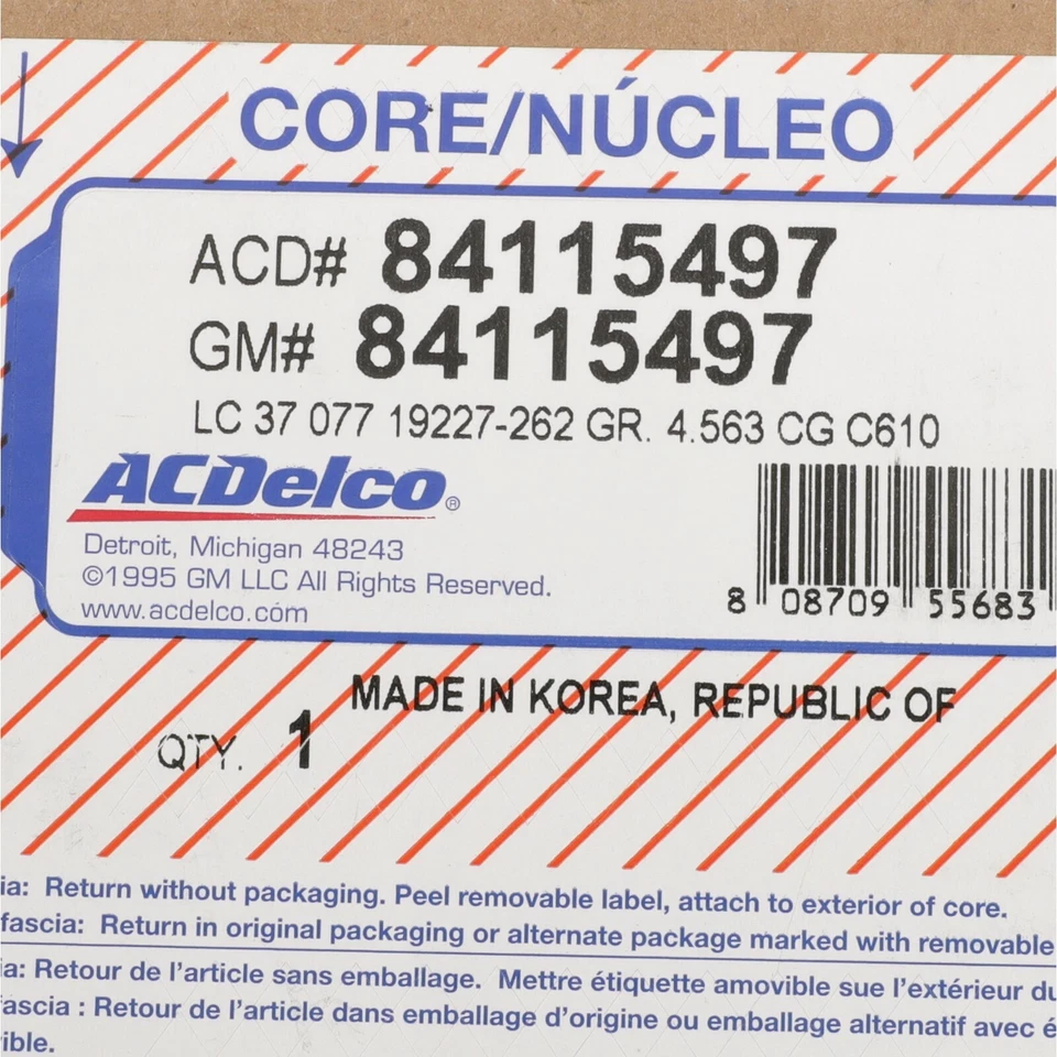 Motor de cambio de actuador de caja de transferencia 2007-2019 Chevrolet GMC 84115497 NUEVO FABRICANTE DE EQUIPOS ORIGINALES Foto 4 de 4