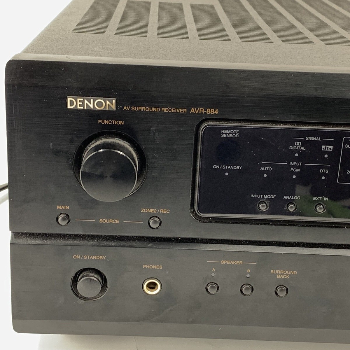 Denon AVR-884 6.1 Channel 750 Watt AV Surround Receiver TESTED