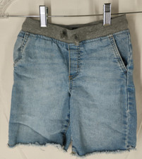 Oshkosh B'gosh Vintage Girls Sz 6/6A Pull On Drawstring Bermuda Jean Shorts