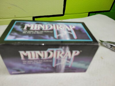 Pressman Boardgame Mindtrap (10th Anniversary Ed) Ages 12+ Logic Games Tin