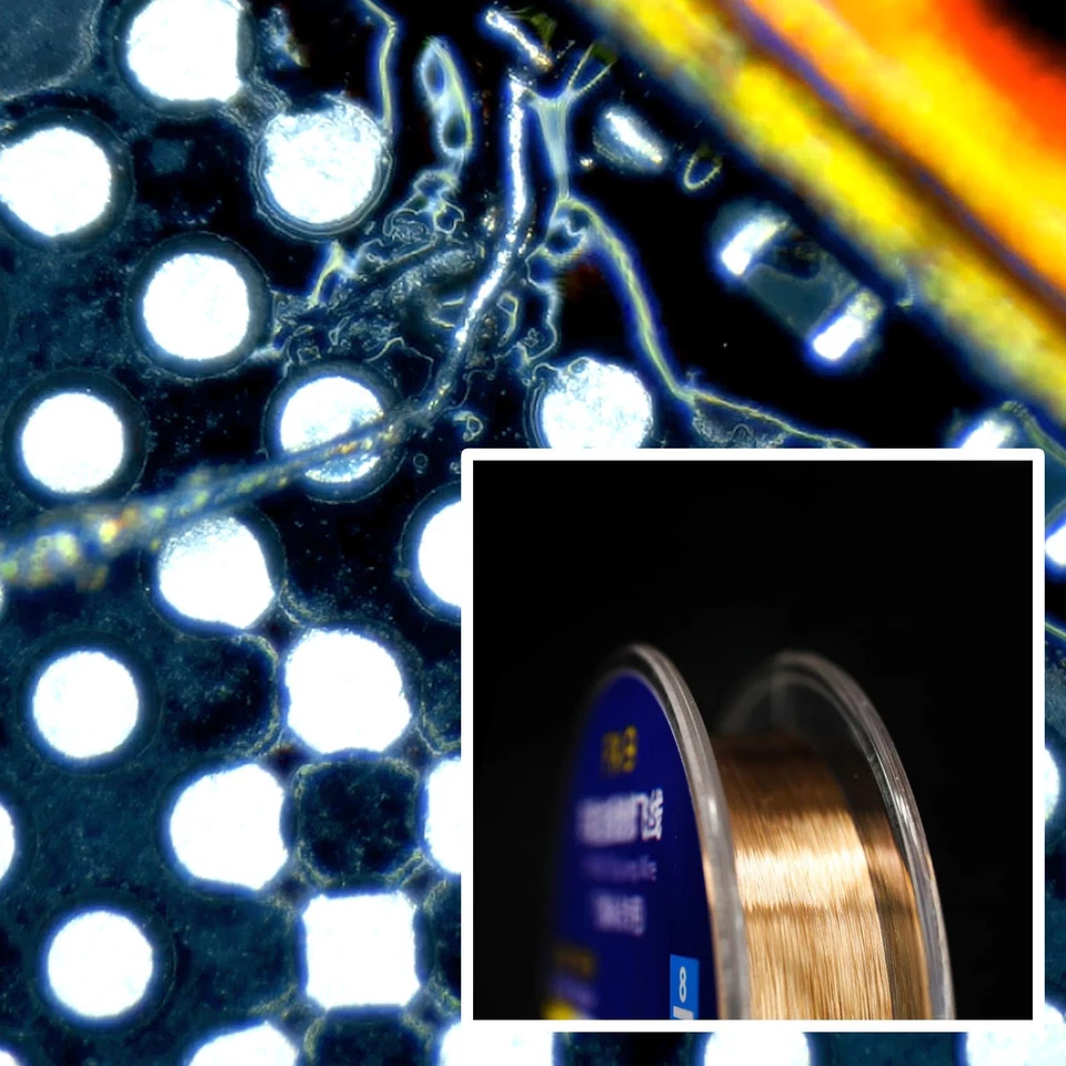 Placa madre iPhone cable FlyLine salto cobre sin aislamiento mecánico 0,02 mm reparación Foto 2 de 4