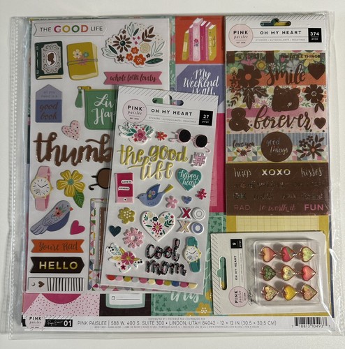 Pink Paislee 12 x 12 Scrapbook Kits-Multiple Variations-You Choose - Picture 55 of 152