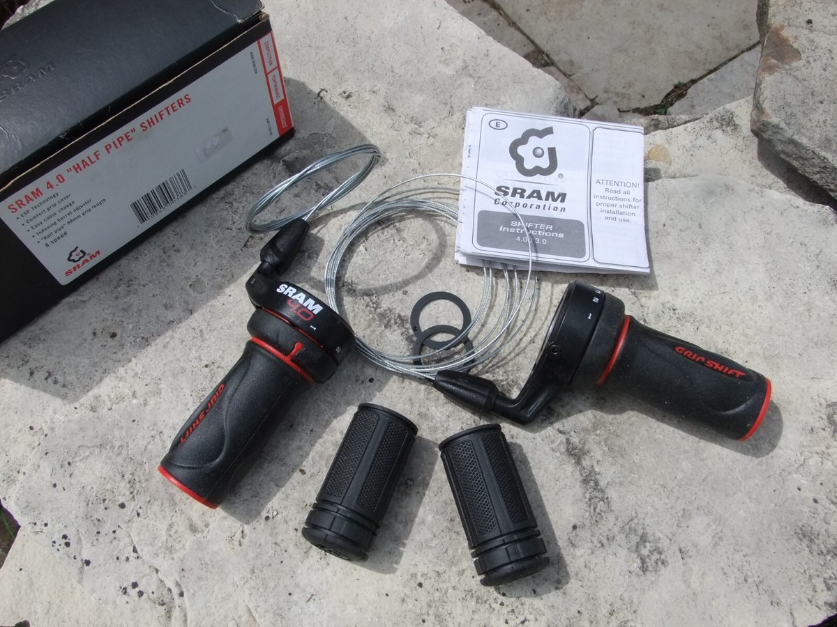 Sram Half Pipe Shifters Left/Right 3-8 Speeds, MTB, ATB,