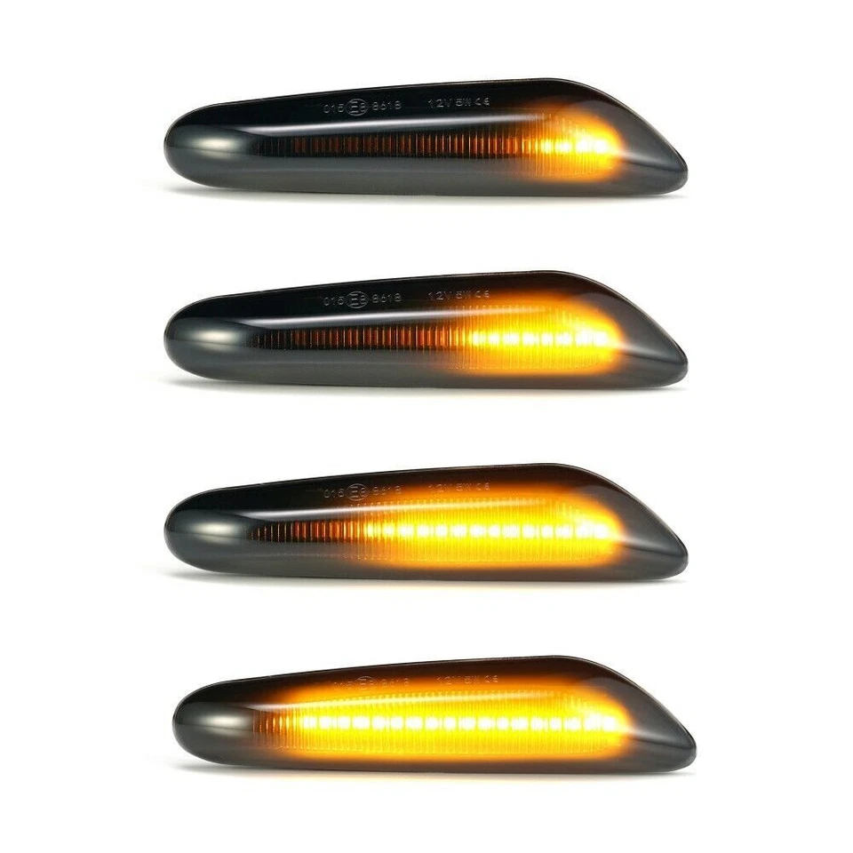 Dynamic Side Fender Marker LED Turn Signal Indicator Blinker Lights For BMW E81 Foto 3 de 4