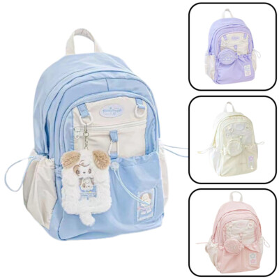 Women Unisex Girl Cute Cartoon Student Backpack Drawstring