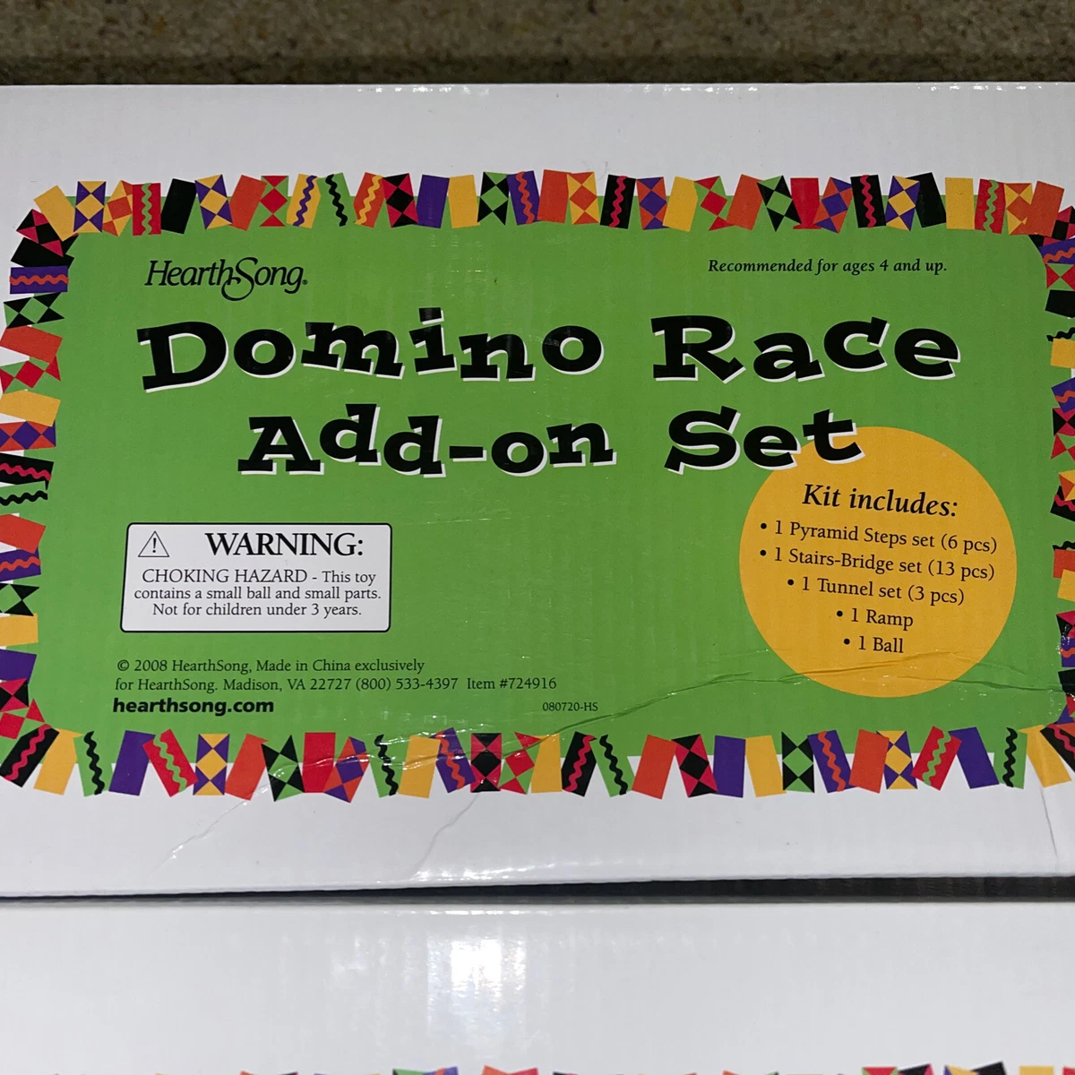 Classic 255-Piece Wooden Domino Race Set – Hearthsong