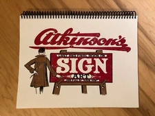 Atkinsons Last and Final Book on Sign Art - Sign Painting, Lettering, Signs, Art