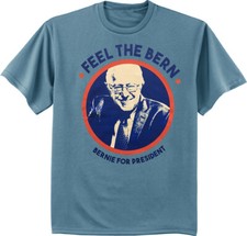 Bernie Sanders T-shirt Feel The Bern 2020 Vote Bernie or Bust Men's Rally Tee