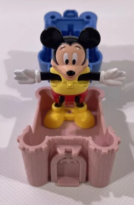 Retro McDonalds Mickey Mouse Disney House Castle Figurine Disneyland 1996 HL10