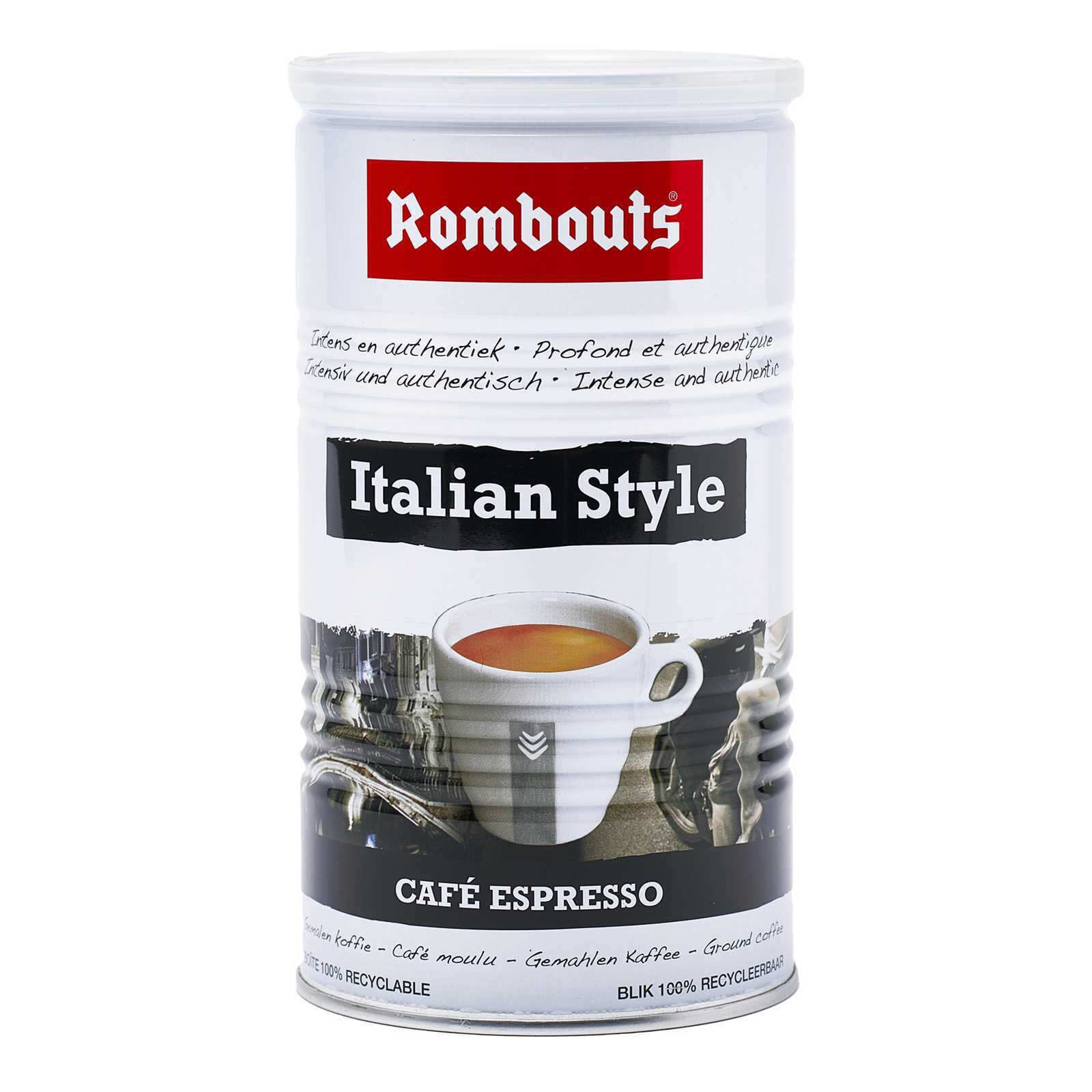 Rombouts Coffee | Italian Style Café Espresso Beans | 17,6 Oz /500 Gr ...