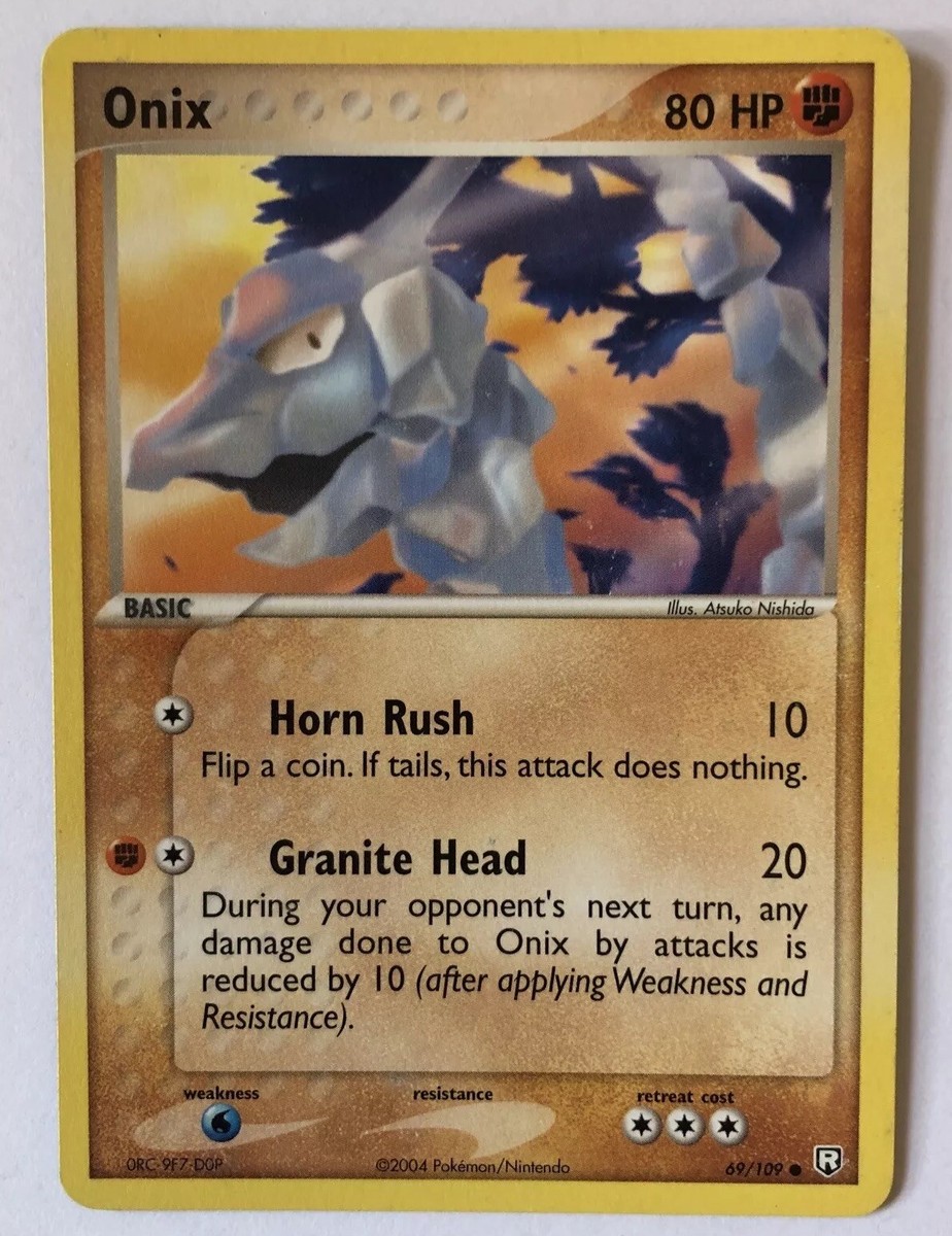 Pokémon TCG Onix EX Team Rocket Returns 69/109 Non-Holo | eBay
