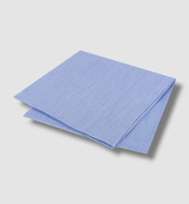  38 Tommy Hilfiger Men's Blue Solid Pocket Square