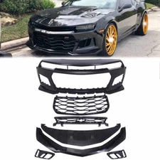 For 10-14 Chevy Chevrolet Camaro 5TH to 2014+ 6TH Gen 1LE Style Front Bumper Kit