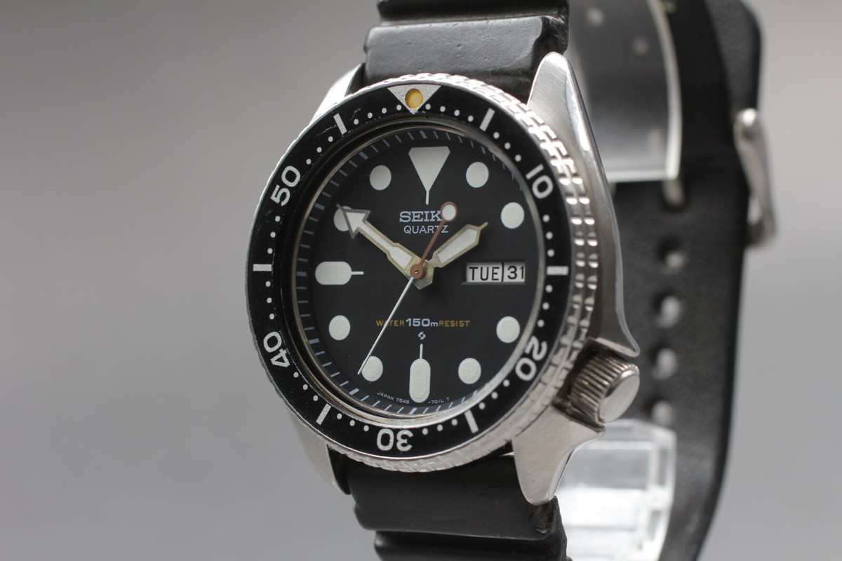 NEAR MINT】 Seiko 7548-7000 150m Diver Quartz Men's Watch NEAR MINT】 Seiko 7548-7000 150m Diver Quartz Men's Watch