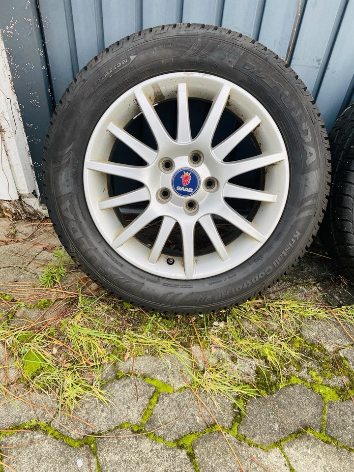 Saab Original 215/55 R16 Winterreifen Alufelgen  ￼ - Bild 2 von 4