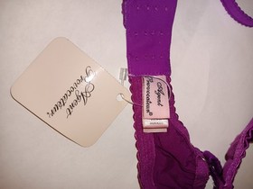 Agent Provocateur NWT Pink Bra 32B Silk Satin Blend Adjustable Straps Wired 