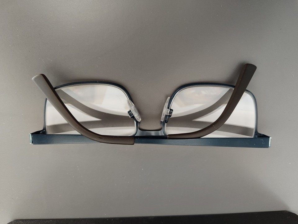 SPECSAVERS Aiden+ 33084121 eyeglasses SATIN BLUE RECTANGLE glasses ...