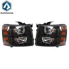 Leftright Side Headlamps Headlights For Chevy Silverado 2007-2013 2014 Halogen Leftright Side Headlamps Headlights For Chevy Silverado 2007-2013 2014 Halogen