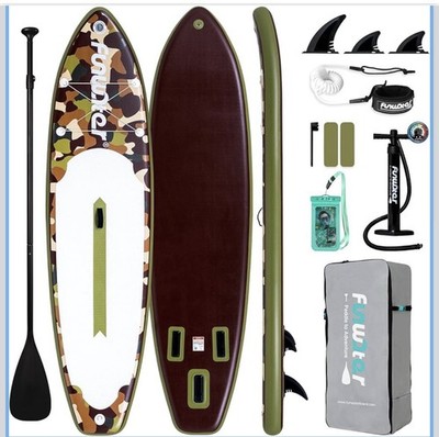 FunWater Inflatable Stand Up Paddle Board + Accessories Anti-Slip 11ft