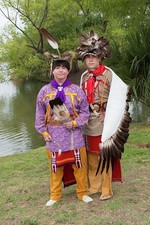 Photo:San Antonio Texas Matthew Andrew De Luna Banda Pow Wow Dancers 2014