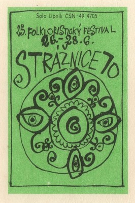   Strážnice Folklore Festival Poster (1970) - 24x36  - Vintage Home Decor  