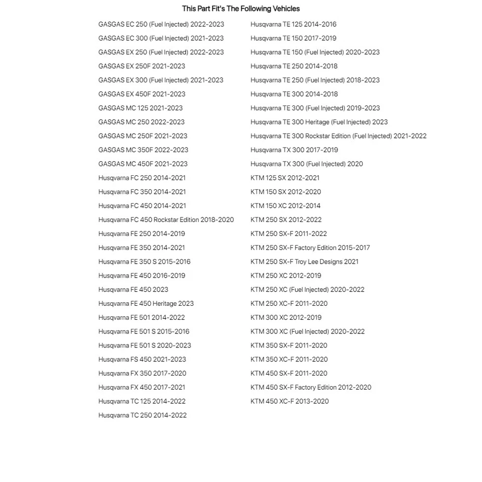 Комплект подшипников Tusk Linkage для Husqvarna FC 350 2014-2021 - Изображение 3 из 4