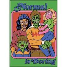 STEVEN RHODES NORMAL IS BORING MAGNET 2.5” X 3.5” NEW