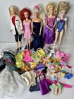 ⏺️ Vintage Barbie Doll Lot of 5 - with Clothes & Accessories – As Pictured