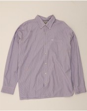 CONVERSE Herren Hemd 2XL blau gestreift Baumwolle DB13