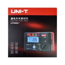 UNI-T UT582+ Digital RCD ELCB Tester AUTO RAMP Leakage Circuit Breaker