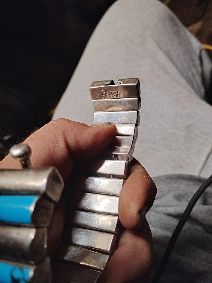 Mexico 20 Centavos Silver Coin Bracelet 20 coins 0.720 1919-1942  - Image 4 of 4