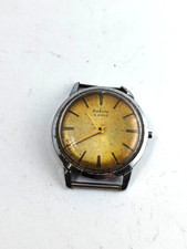 Vintage Soviet Raketa Mens Mechanical Wristwatch 16 Jewels Parts or Repair