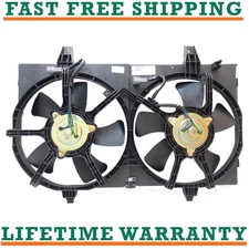 Radiator Condenser Fan Assembly For 00-03 Nissan Maxima 3.5L 3.0L Free Shipping