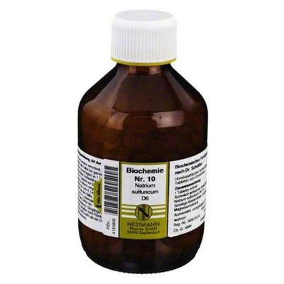 Biochemie 10 Natrium sulfuricum D 6 Tabletten · 1000 St · PZN 04130805