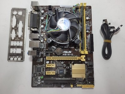 ASUS H81M-C Motherboard Core i5-4430, 8GB RAM, IO Shield #1220