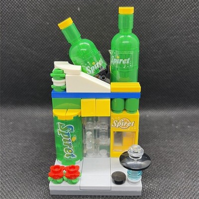 Architecture Spirte Soda Shop Building Blocks Kit Bricks