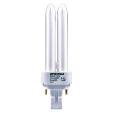 Bombilla CFL enchufable SYLVANIA CF26DD/E/830/ECO, 26 W, 1710 lm, 3000 K PK 50