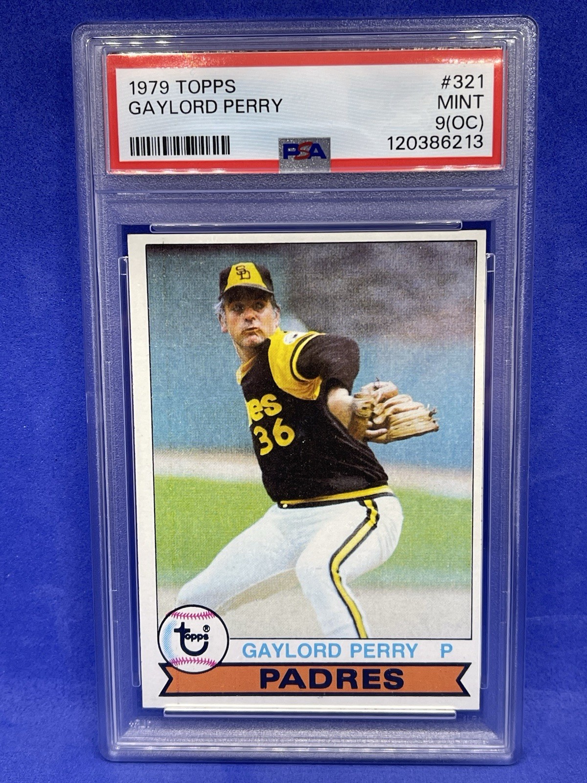 1979 Topps #321 Gaylord Perry PSA 9 Padres