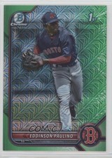 2022 Bowman Chrome Mega Box Green Mojo Refractor 7/99 Eddinson Paulino nd3