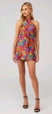 Show Me Your Mumu Jasmine Tie Mini Dress Garden Glow Small Floral Halter