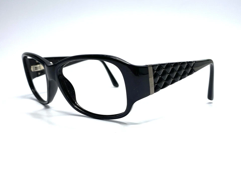 Gafas ovaladas Kenneth Cole Reaction negras de gran tamaño KC2410 Col.01A 59 15 130 Foto 2 de 4